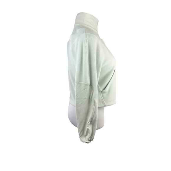 Lululemon Fleece Ripstop Hiking Pullover Women's Size 6 Bone Mockneck Sweatshirt - Picture 10 of 16